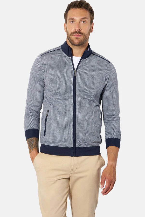 Babista sweatvest Plus Size +FIT Collectie donkerblauw