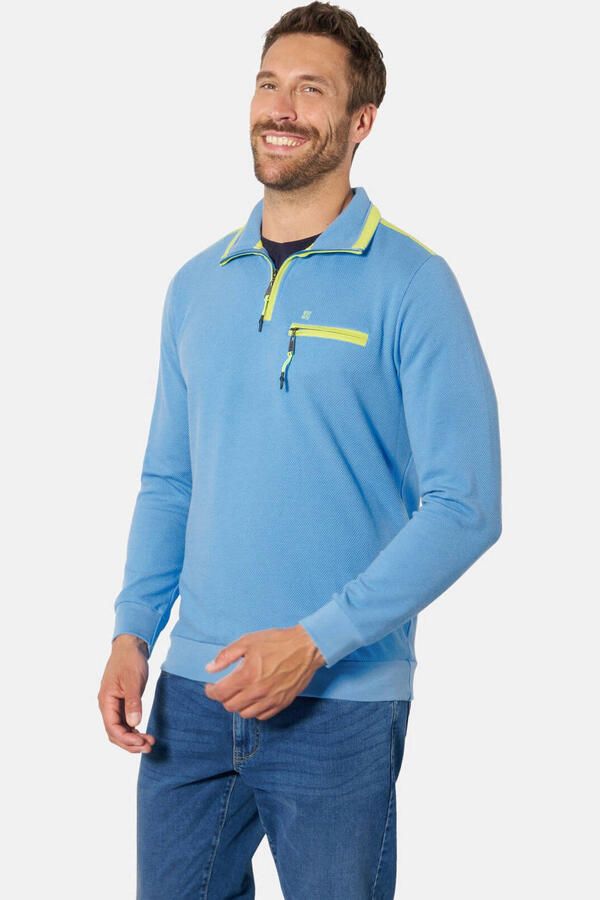 Babista trui Plus Size blauw