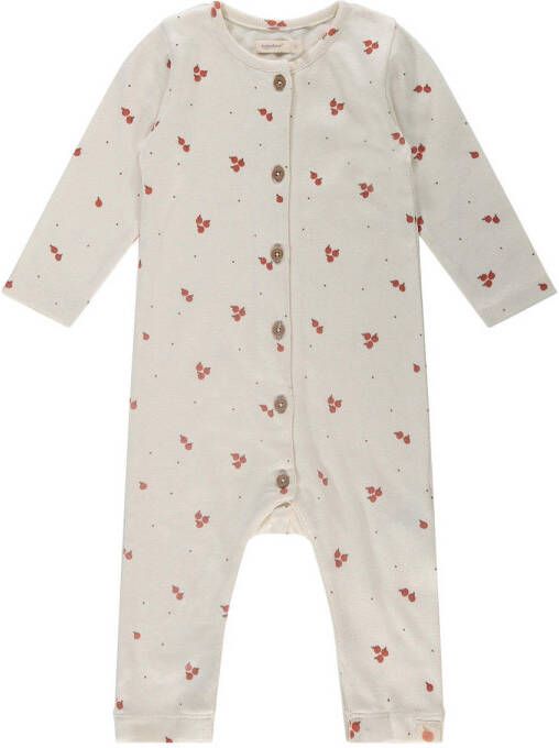 Babyface baby boxpak met all over print ecru rood Katoen Ronde hals 56