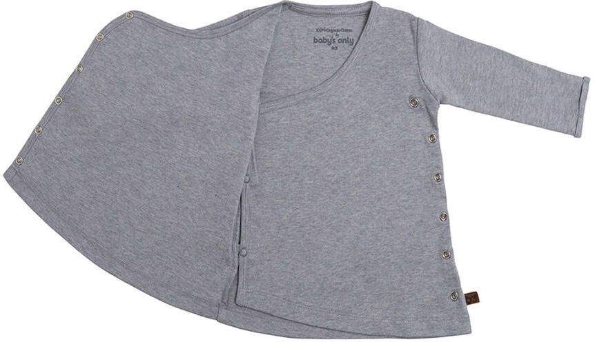 Baby's Only baby jurk Grijs Meisjes Katoen V-hals Effen 50
