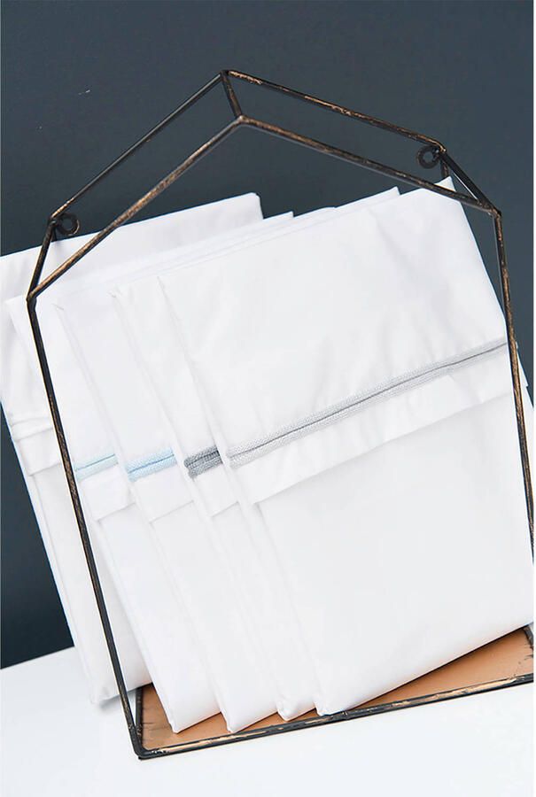 Baby's Only baby ledikantlaken 120x150 cm wit licht grijs Babylaken - Foto 3