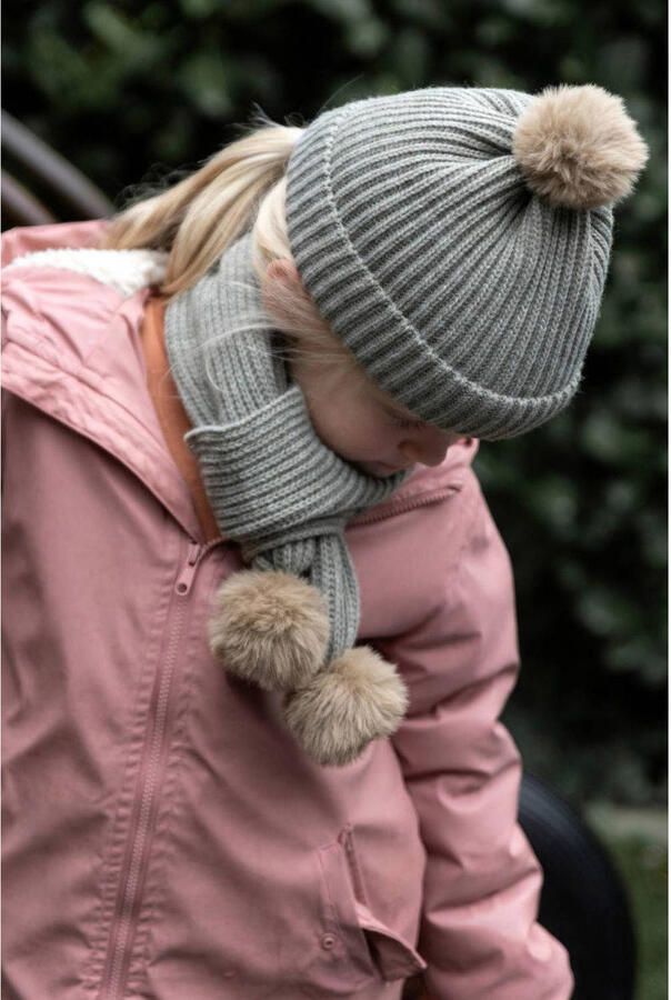 Baby's Only gebreide sjaal Cool off white - Foto 3