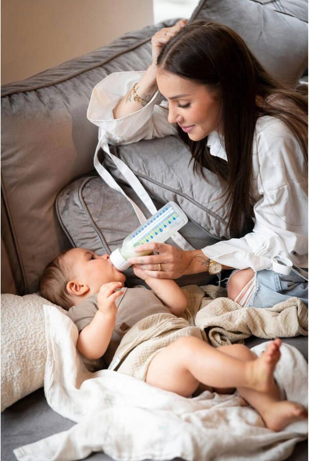 Baby's Only swaddle Tender 115x115 offwhite beige grijs (set van 2) - Foto 3