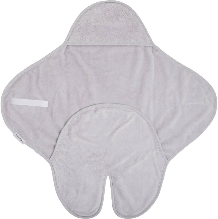 Baby's Only wikkeldeken met voetjes Cozy autostoel 0+ 5-puntsgordel dusty grey Grijs