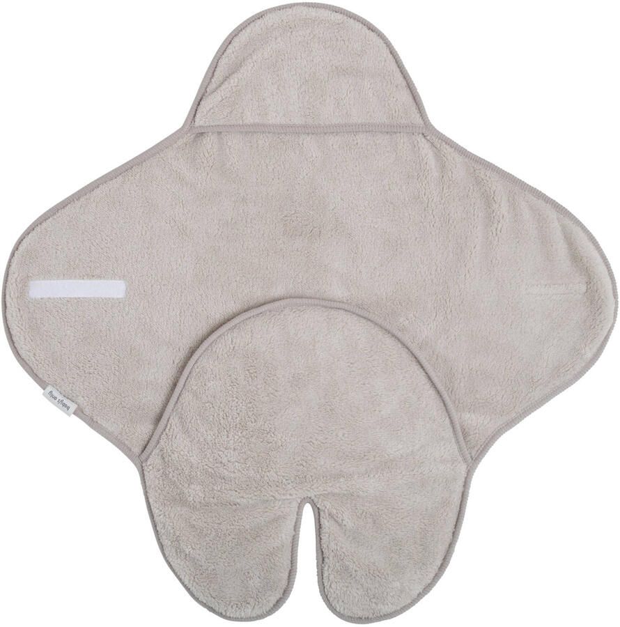 Baby's Only wikkeldeken met voetjes Cozy autostoel 0+ 5-puntsgordel urban taupe Beige