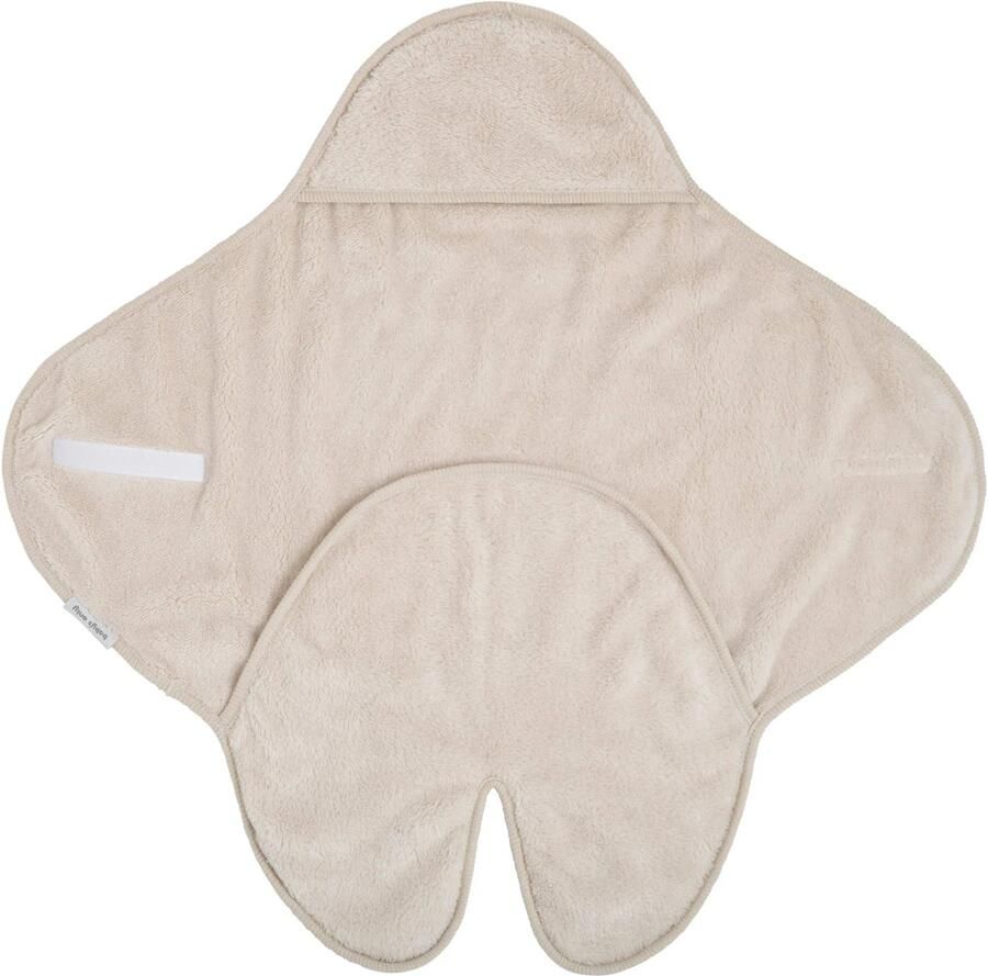 Baby's Only wikkeldeken met voetjes Cozy autostoel 0+ 5-puntsgordel warm linen Ecru