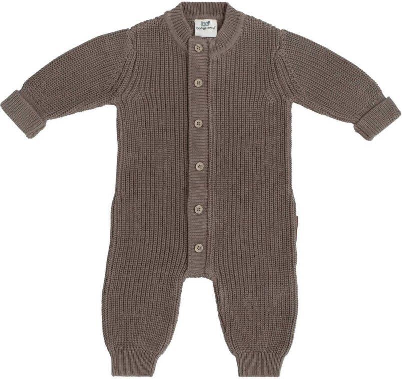 Baby's Only gebreid baby boxpak Soul van katoen mokka Bruin Effen 56 - Foto 2