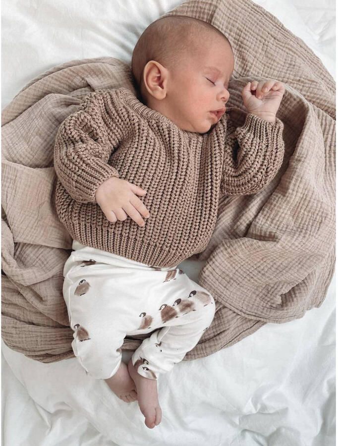 Babystyling baby broek met all over print wit Katoen All over print 50 - Foto 2
