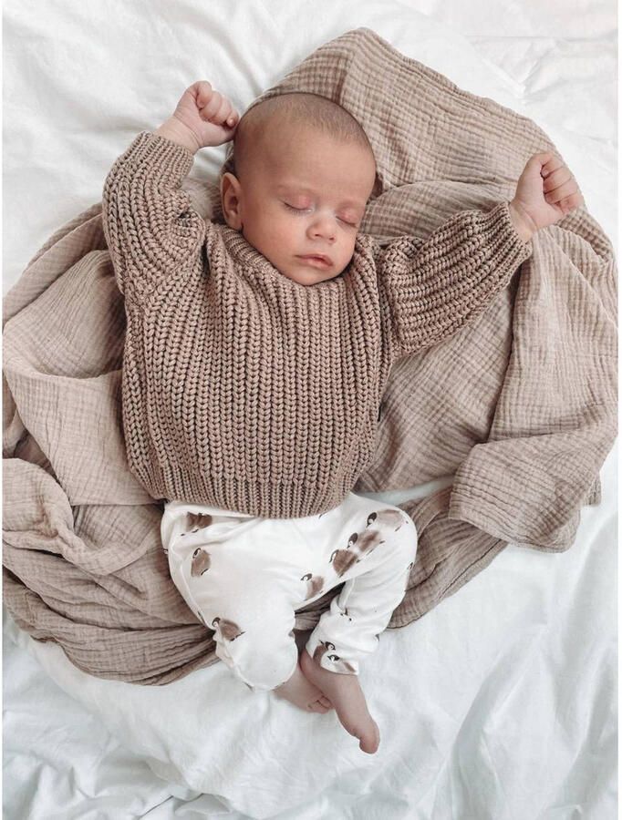 Babystyling baby broek met all over print wit Katoen All over print 50 - Foto 3