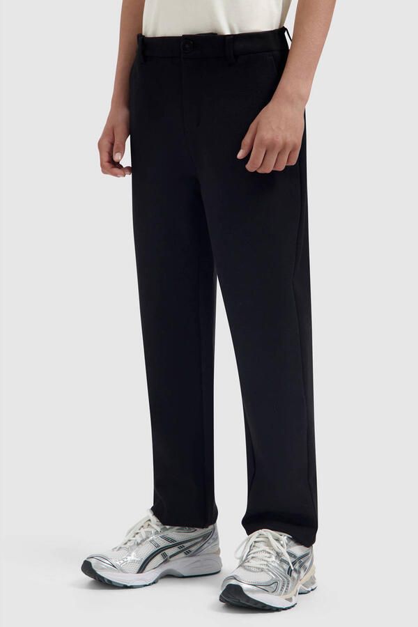 Ballin chino zwart Broek Jongens Viscose Effen