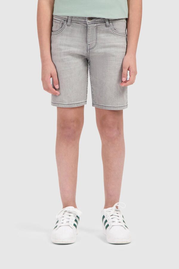 Ballin denim short grey denim