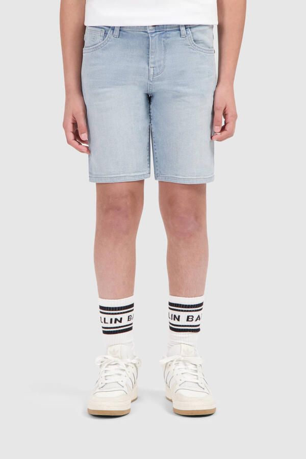 Ballin denim short light blue denim