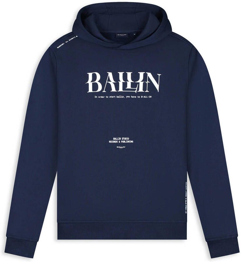 Ballin hoodie donkerblauw - Foto 2