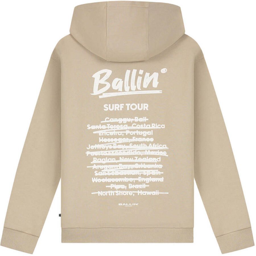 Ballin hoodie met backprint beige - Foto 2