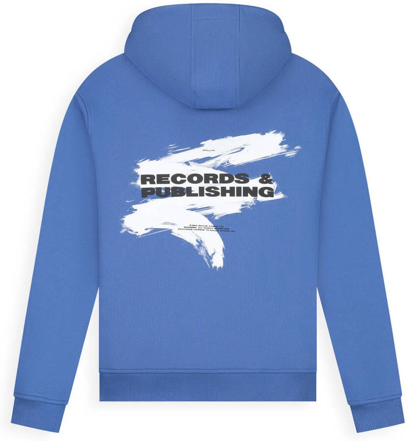 Ballin hoodie met backprint blauw - Foto 2