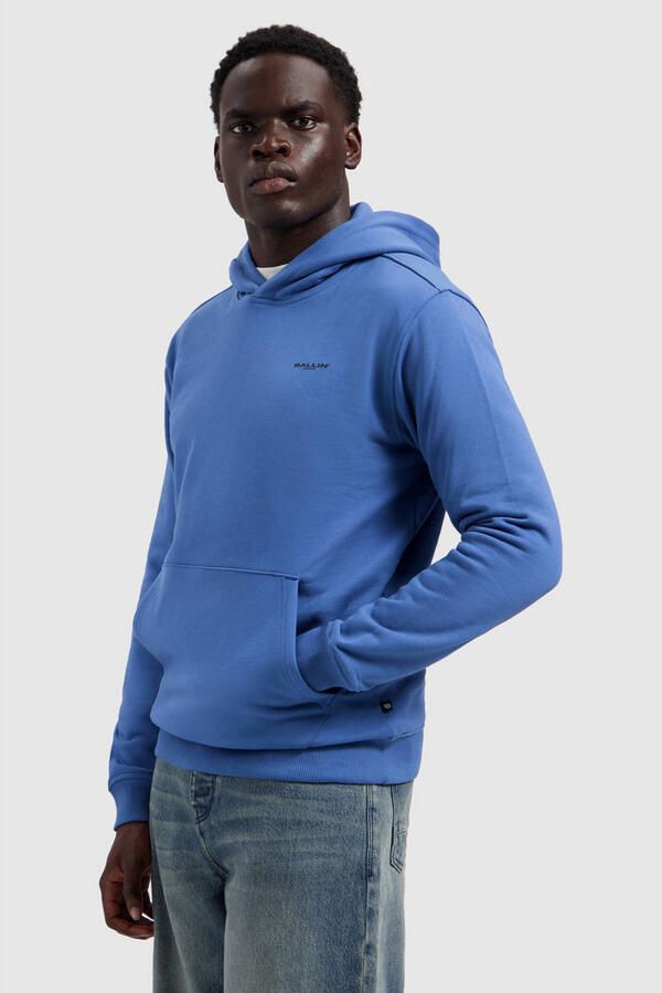 Ballin hoodie met backprint blauw - Foto 3