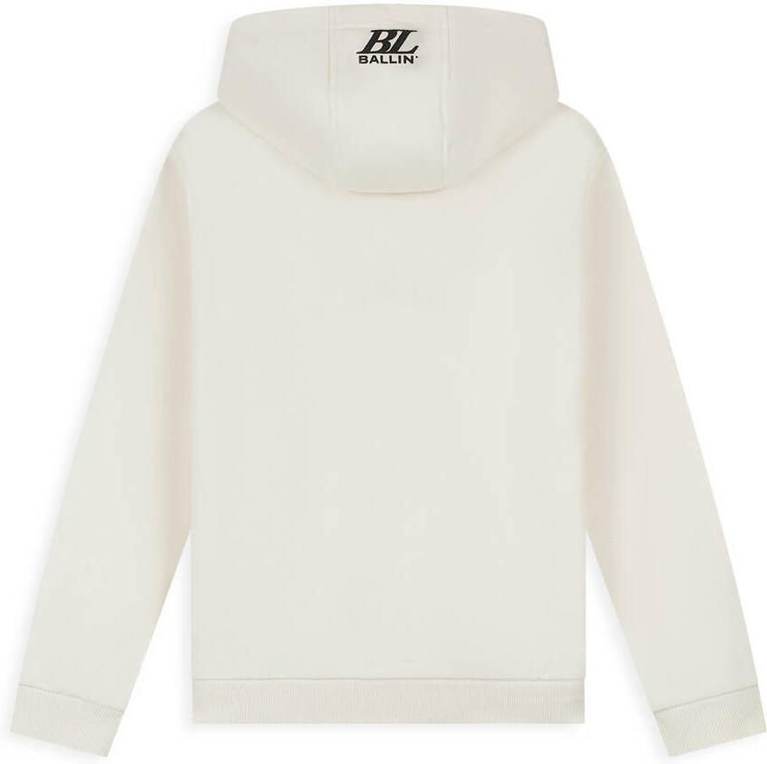 Ballin hoodie met print ecru - Foto 2