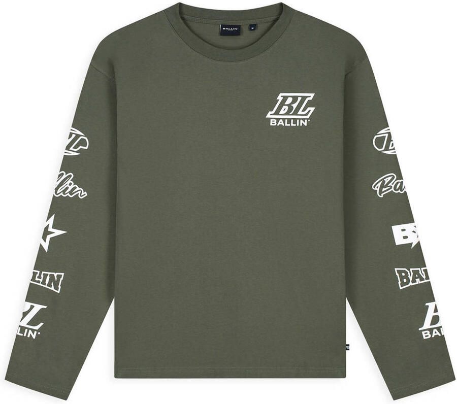 Ballin longsleeve donkergroen - Foto 2