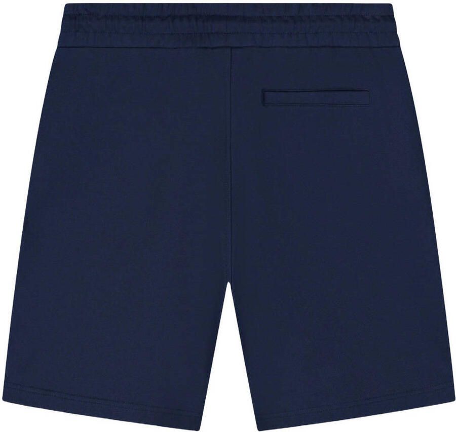 Ballin regular fit sweatshort met elastische boord en logo donkerblauw - Foto 2