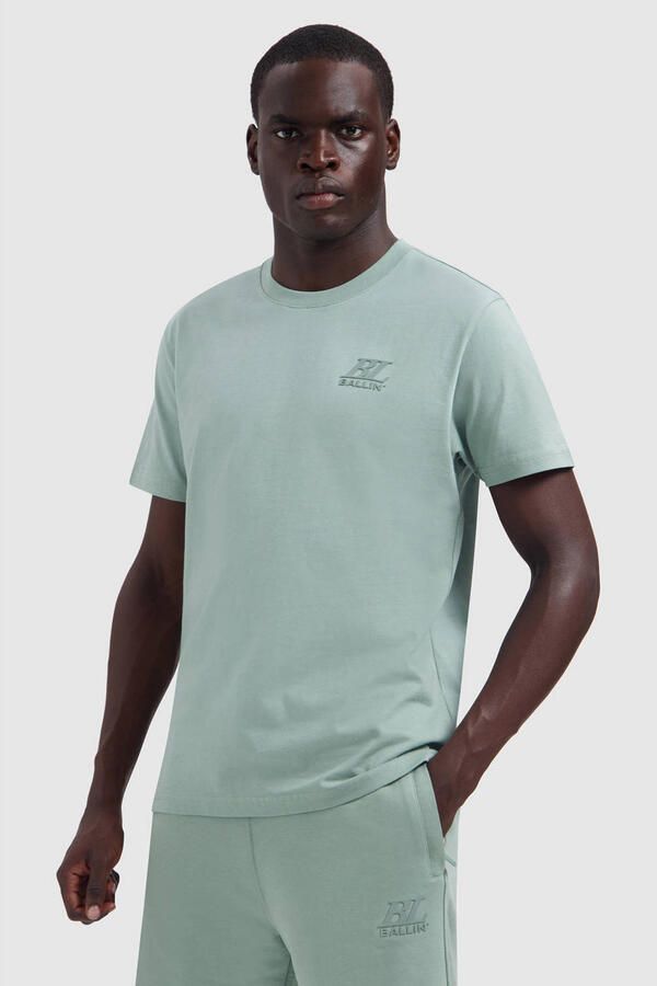 Ballin regular fit T-shirt met logo groen - Foto 3