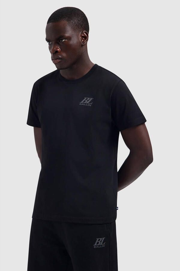 Ballin regular fit T-shirt met logo zwart