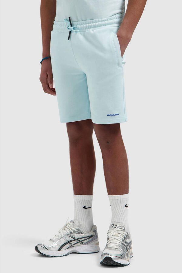Ballin regular sweatshort lichtblauw