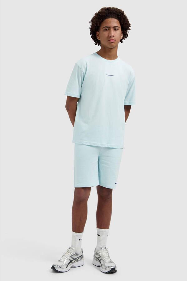 Ballin regular sweatshort lichtblauw - Foto 2