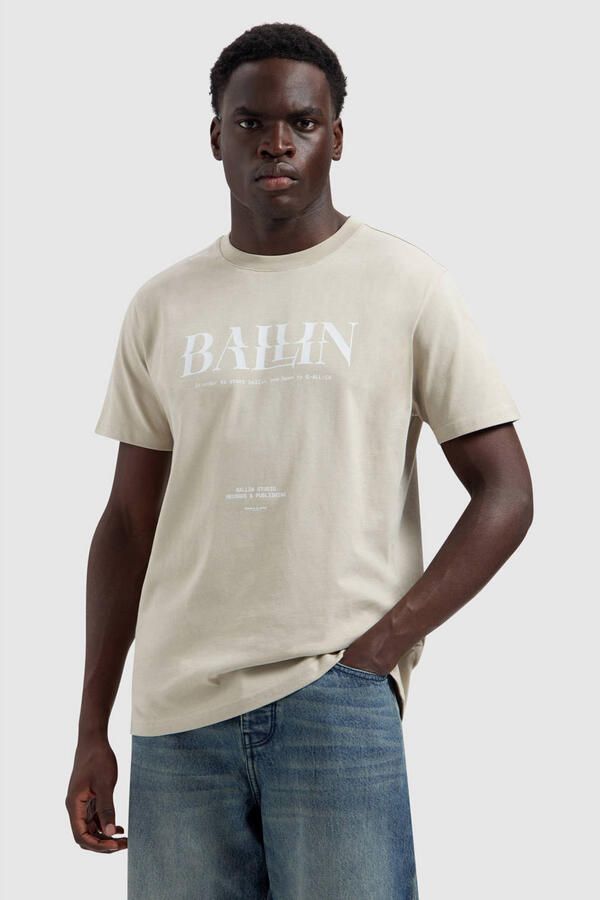 Ballin regular t-shirt donkerblauw