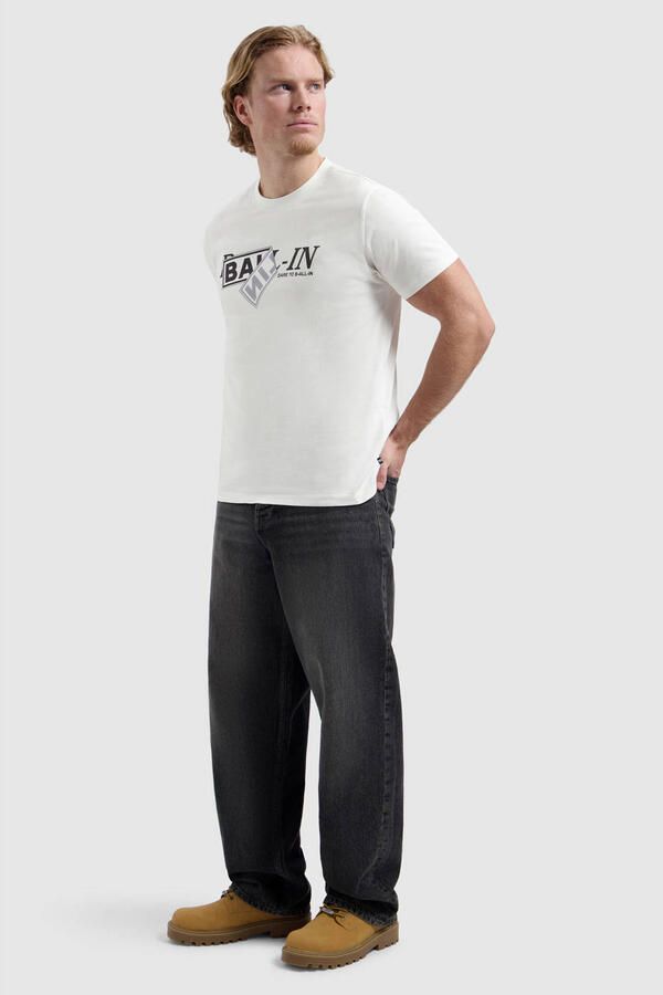 Ballin regular T-shirt wit - Foto 3