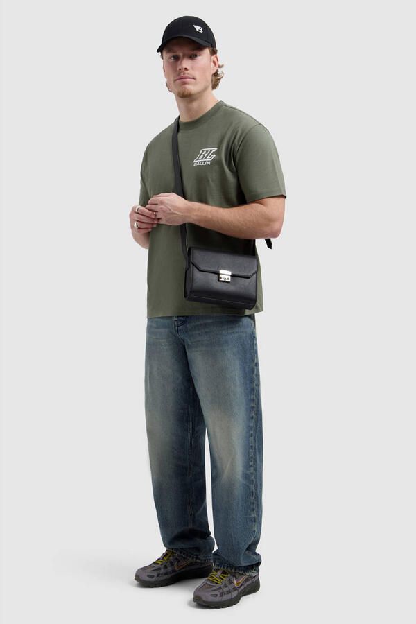 Ballin relaxed T-shirt met backprint groen - Foto 2