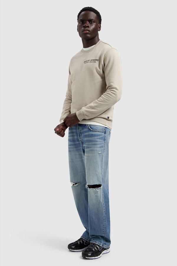 Ballin sweater met backprint beige - Foto 2