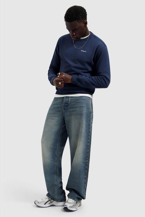 Ballin sweater met backprint donkerblauw - Foto 3