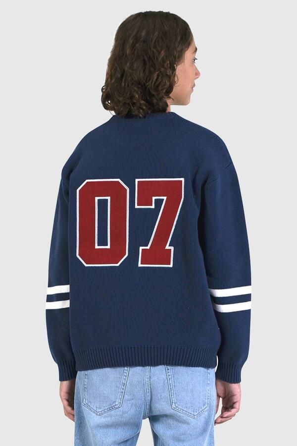 Ballin sweater met print donkerblauw Trui Jongens Katoen Ronde hals Printopdruk - Foto 2