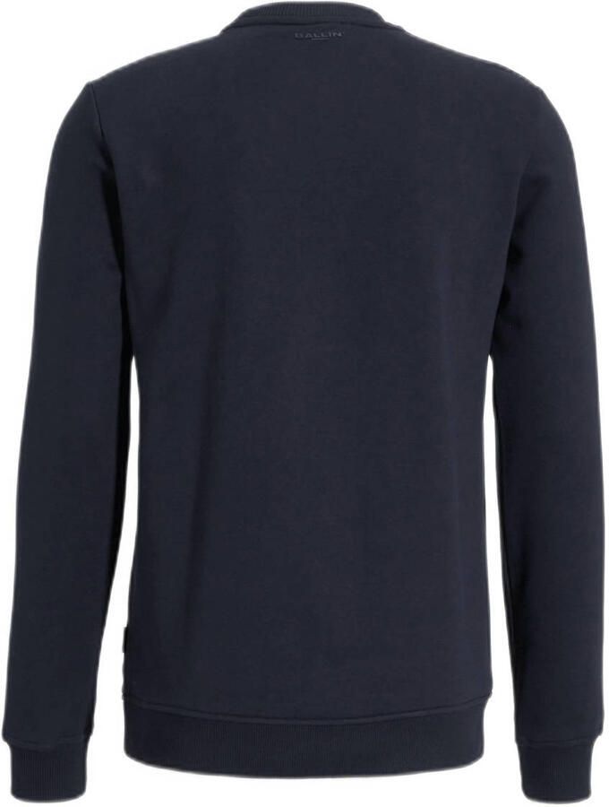 Ballin Amsterdam Heren Slim Fit Original Sweater -blauw Blue Heren