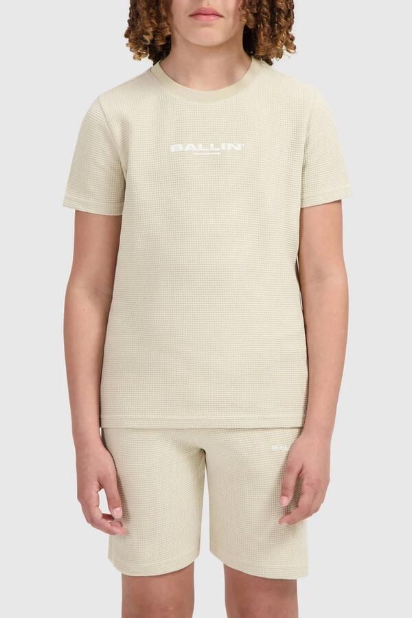 BALLIN Jongens Polo's & T-shirts 017142 Beige - Foto 6