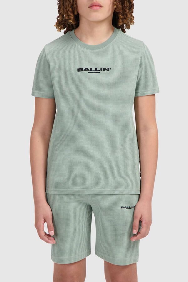 BALLIN Jongens Polo's & T-shirts 017142 Groen - Foto 3