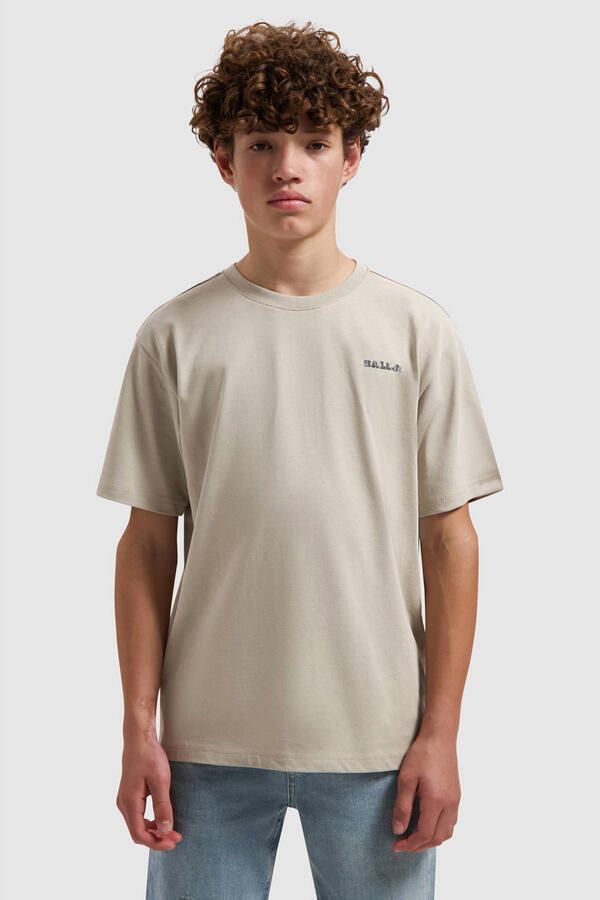 Ballin T-shirt met backprint beige