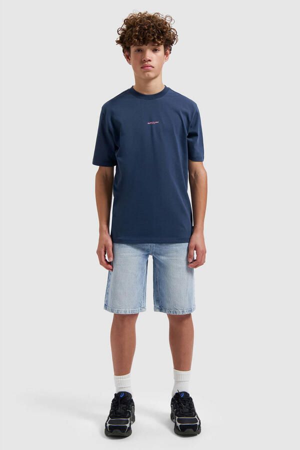 Ballin T-shirt met backprint donkerblauw - Foto 2