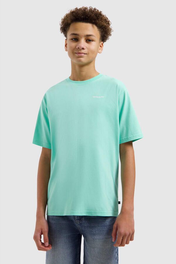 Ballin T-shirt met backprint mintgroen