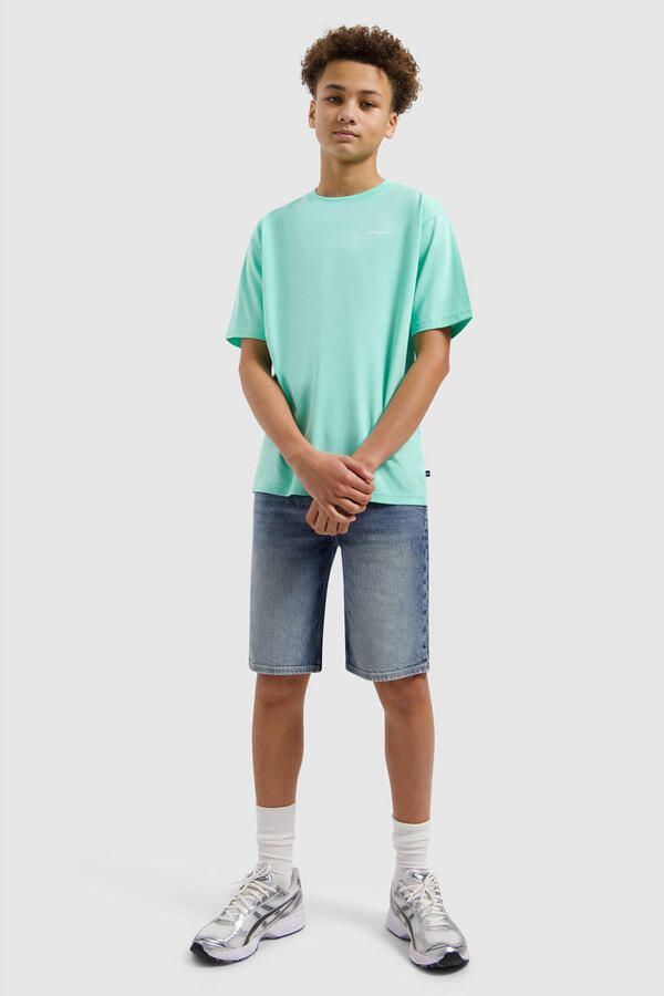 Ballin T-shirt met backprint mintgroen - Foto 3