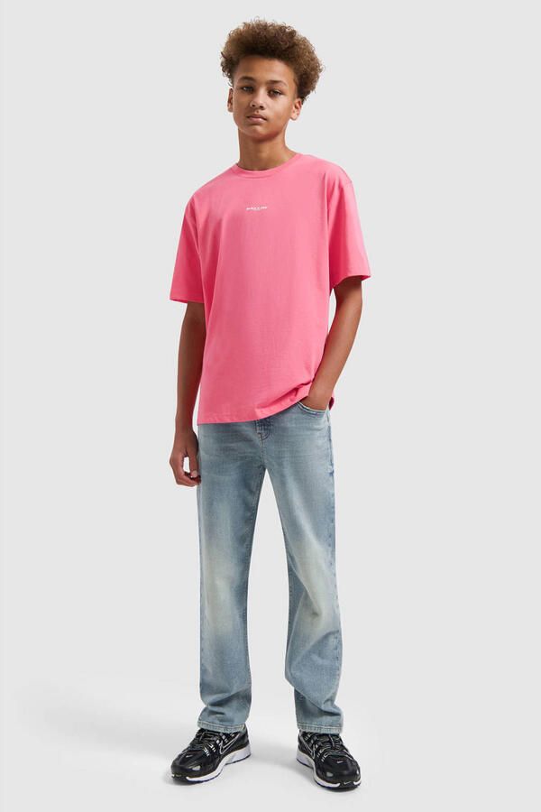 Ballin T-shirt met backprint roze - Foto 2
