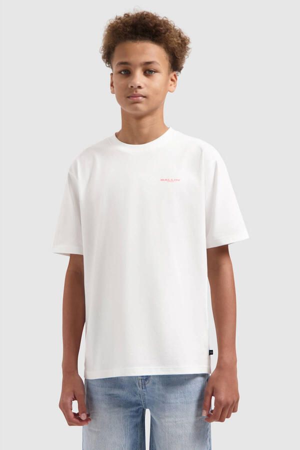 Ballin T-shirt met backprint wit