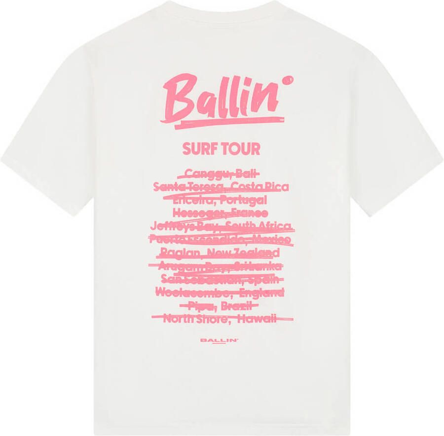 Ballin T-shirt met backprint wit - Foto 2