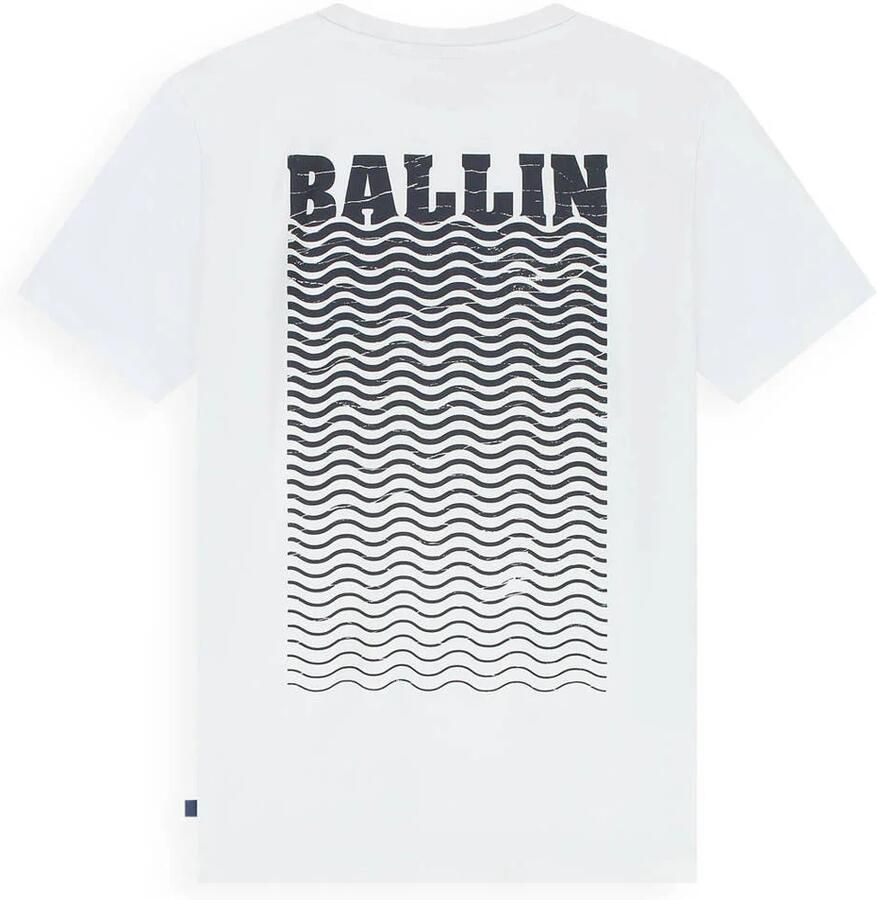 Ballin T-shirt met backprint wit - Foto 2