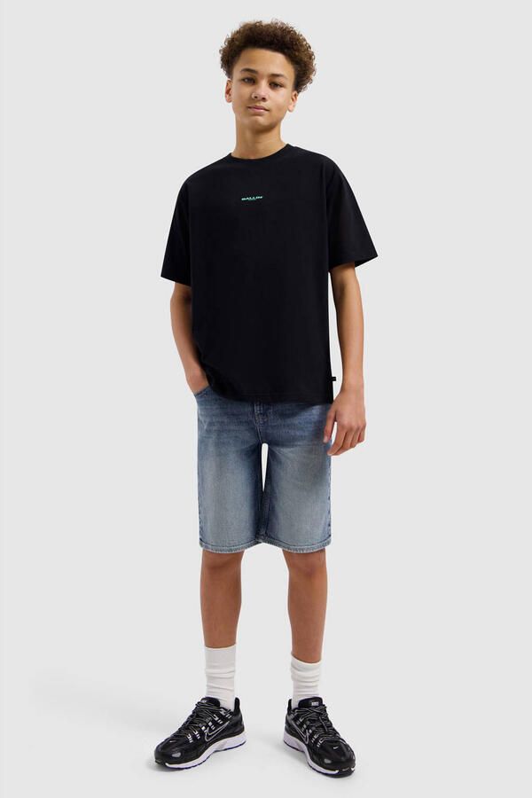 Ballin T-shirt met backprint zwart - Foto 3
