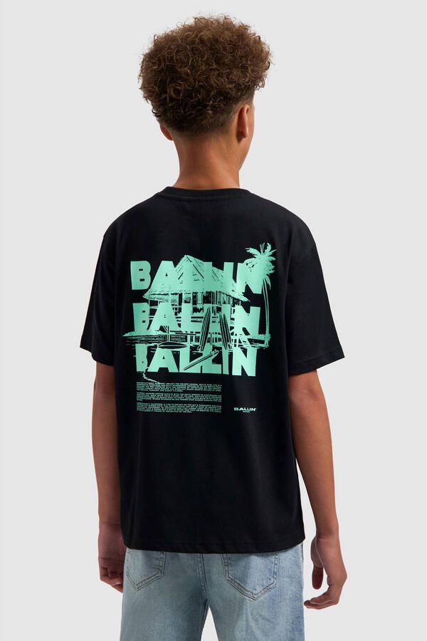 BALLIN Jongens Polo's & T-shirts 017124 Zwart - Foto 6