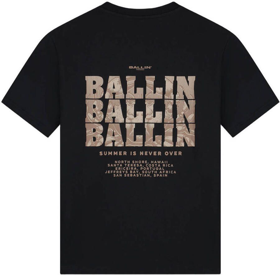 BALLIN Jongens Polo's & T-shirts 017127 Zwart - Foto 4