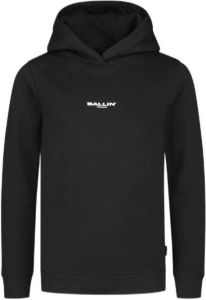 Ballin hoodie met backprint zwart