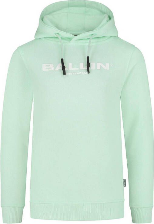 Ballin hoodie met logo lichtgroen