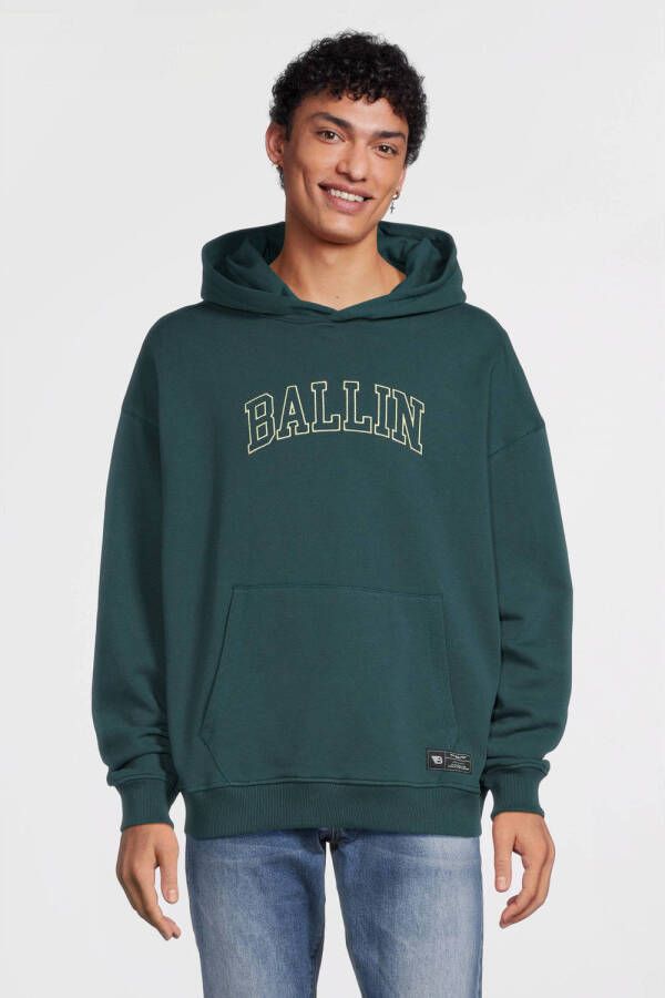 Ballin hoodie van biologisch katoen green